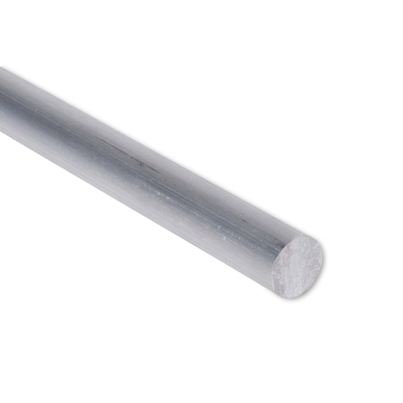 3/8 Diameter, 6061 Aluminum Round Rod, 2 Length, T6511, Extruded, 0.375 Inch Dia